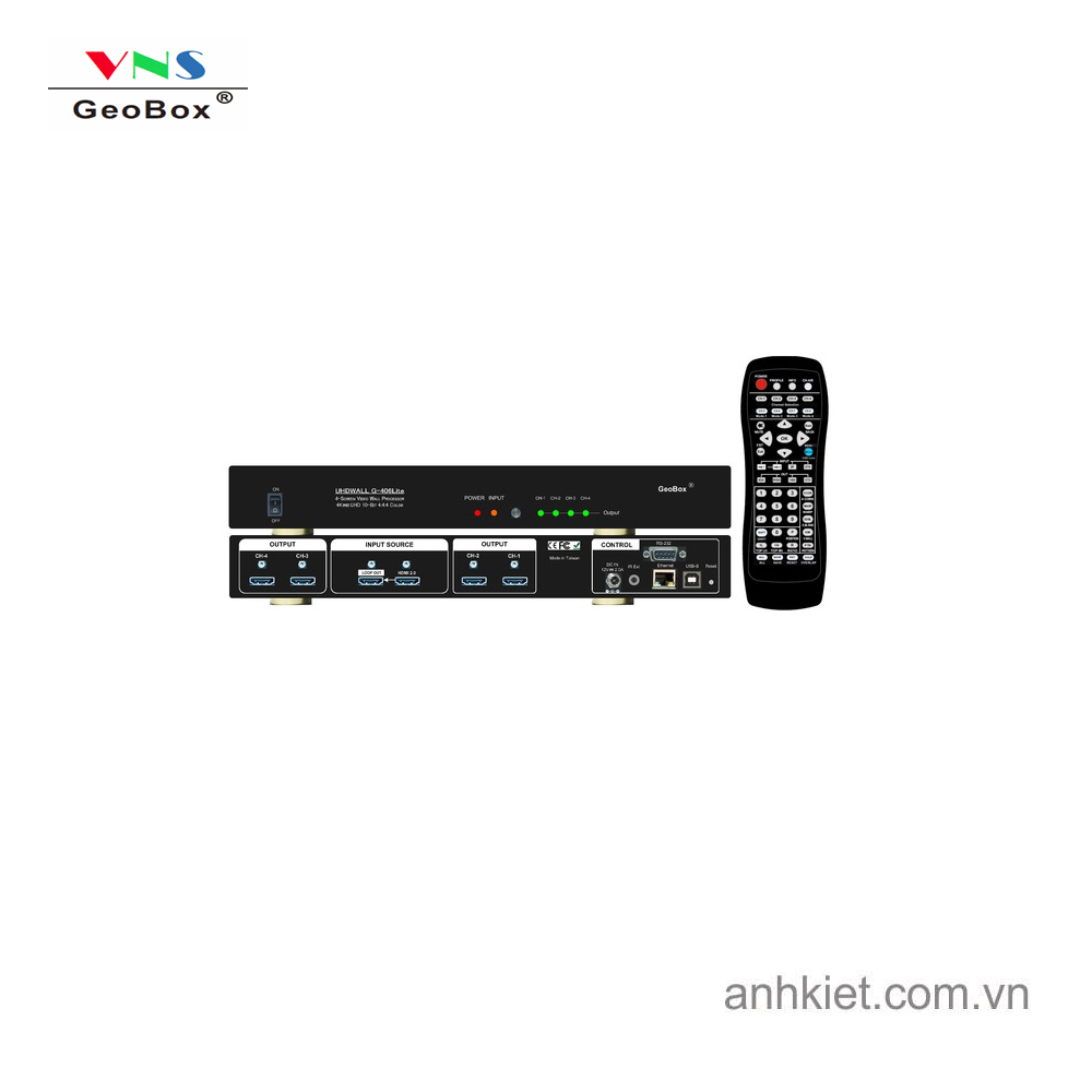 GEOBOX G406 Lite 4K/60 Video Wall Controller